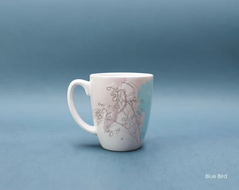 【數位】Flower line art, dried flower bouquet, fine line poster, botanical line art