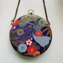 紫鶴小圓包 - 可手拿 / 斜揹/ 婚禮姊妹禮物