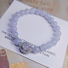 貴氣•招財|莫內花園紫珠+冰粉紫蛋萬用台|緬甸A貨翡翠純銀手串