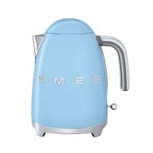 【SMEG】義大利大容量1.7L電熱水壺-粉藍色