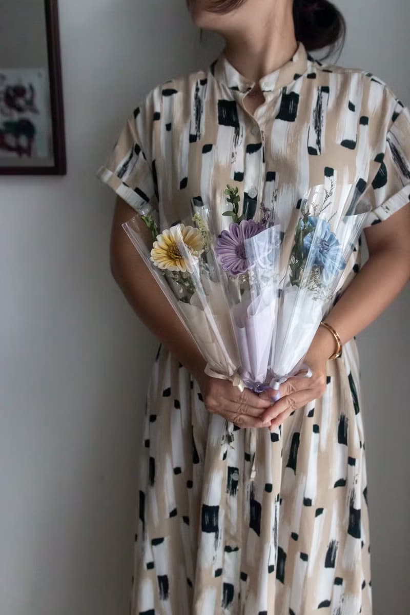 【輕巧祝福】繽紛索拉太陽花迷你花束 - 永生花禮 | 畢業禮物