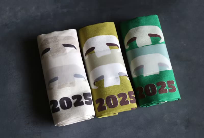 菇菇家族掛曆 2025布年曆 三色