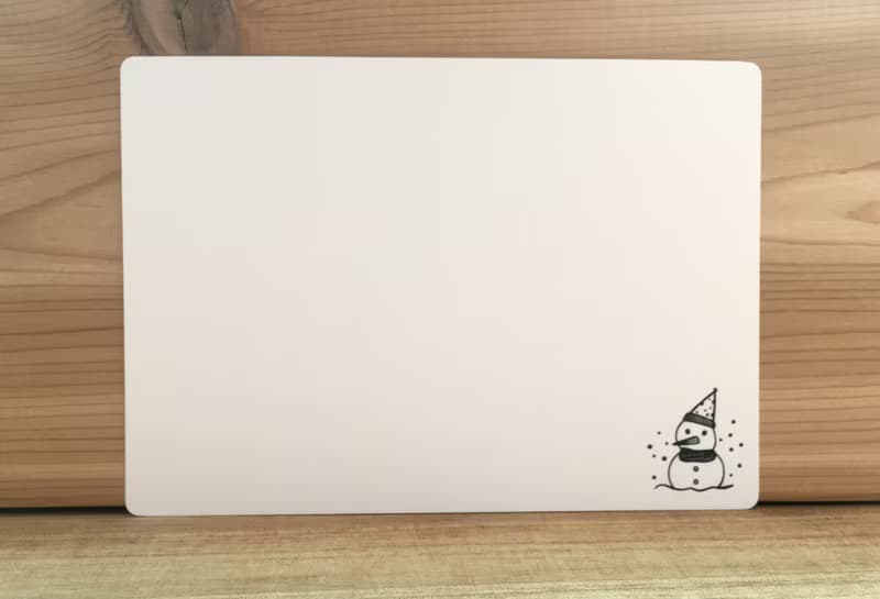 手寫插畫明信片- 聖誕老公公
