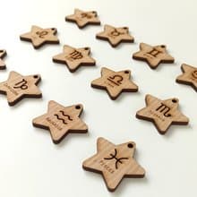 情人節禮物/12星座吊飾(2個一組)  限量優惠.聖誕禮物