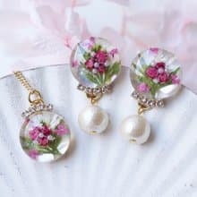 かすみ草の花束ジュエリーset