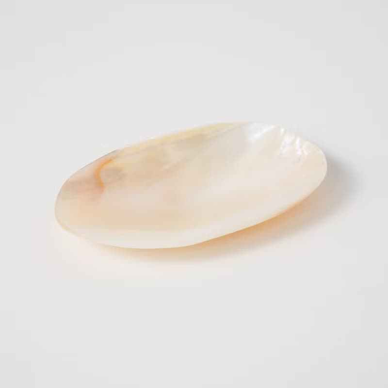 飾品盤【珍珠母貝 橢圓盤】澳洲天然貝殼 | 生日