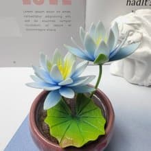 冷瓷土/黏土花藝-睡蓮小盆栽/送禮