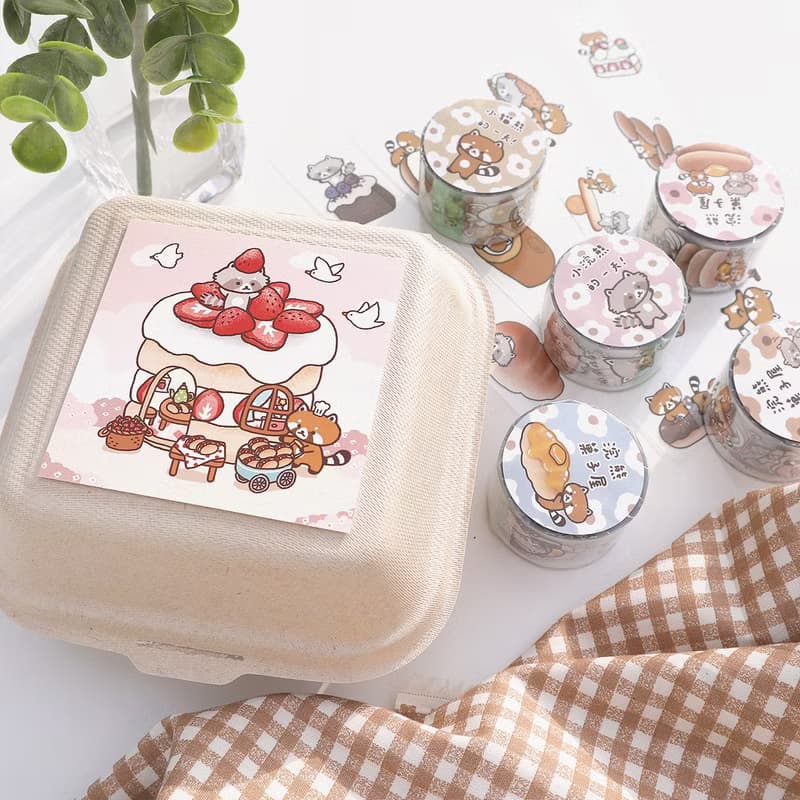 浣熊菓子屋紙膠帶禮盒福袋