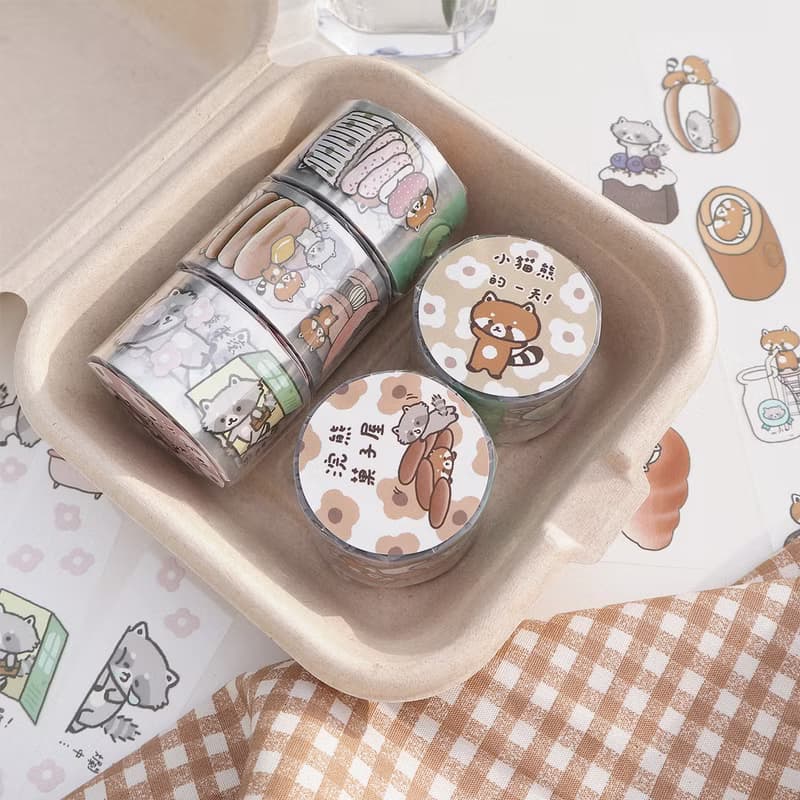 浣熊菓子屋紙膠帶禮盒福袋