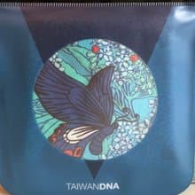 TAIWAN DNA 質感柔膚絲巾 - 寬尾鳳蝶