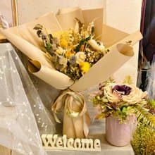 大地色系乾燥花束