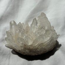 喜馬拉雅 白水晶 透體彩虹 刀刻紋 印記 白水晶簇 手握 今日和你