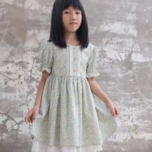 女童歐洲小碎花鄉村風洋裝