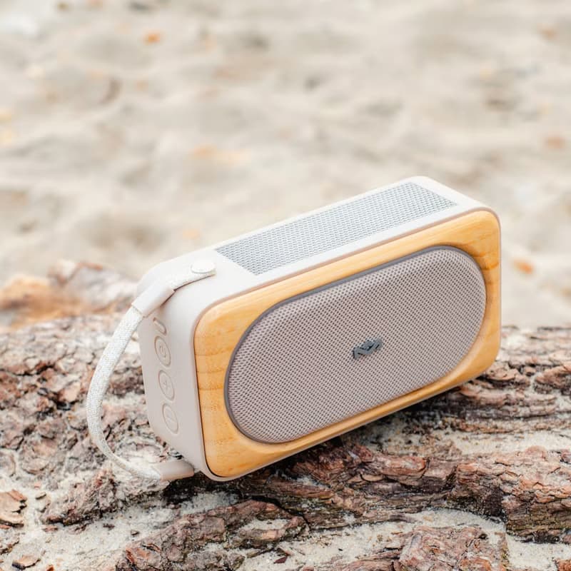 Marley Roots Solar 太陽能攜帶型防水藍牙喇叭 奶油白