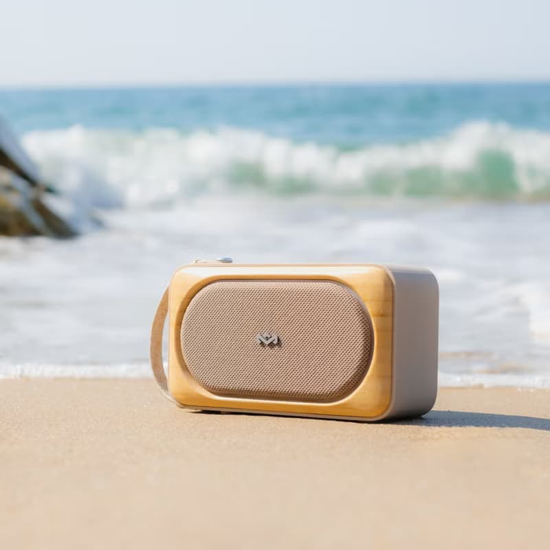 Marley Roots Solar 太陽能攜帶型防水藍牙喇叭 奶油白