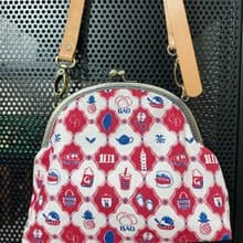 臺灣圖案口金包v ESG包材v 斜背肩背v 101茶葉珍奶藍白天燈小籠包