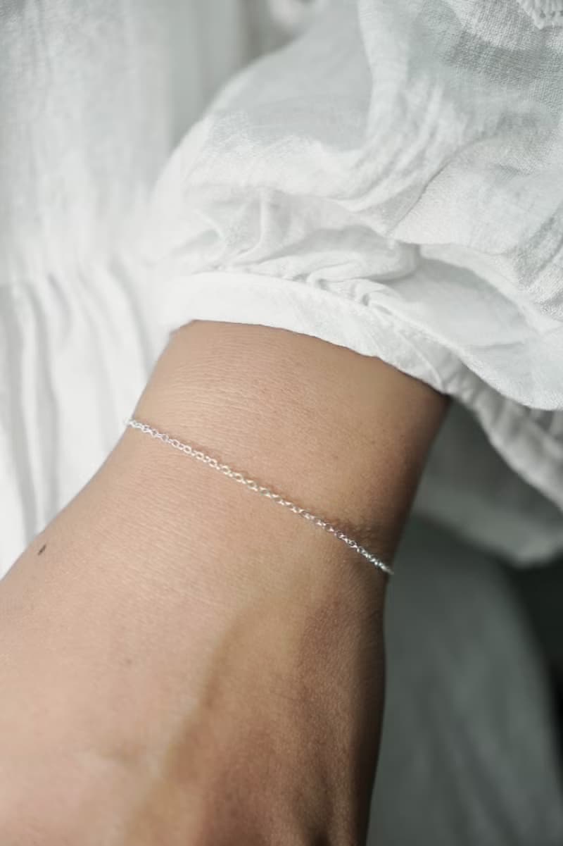 CABLE 無感細閃手鍊/腳鍊-單層/雙層 SV925/14KGF 1.3mm