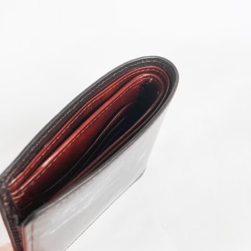 番外編Basicウォレット  ブライドルレザーD.brown×国内産仔牛革Brown カードタイプ