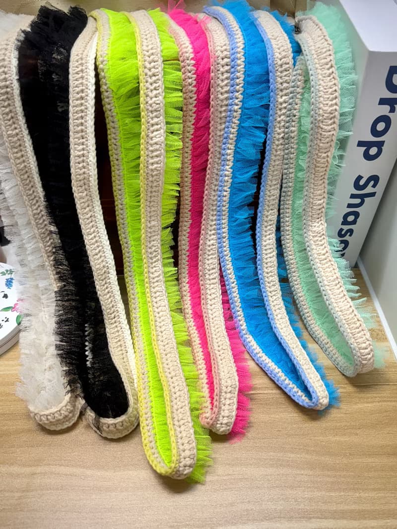 MUMU 闆娘設計 微糖奶霜 x 薄荷巧克力 鉤織蕾絲手機繩 掛脖款