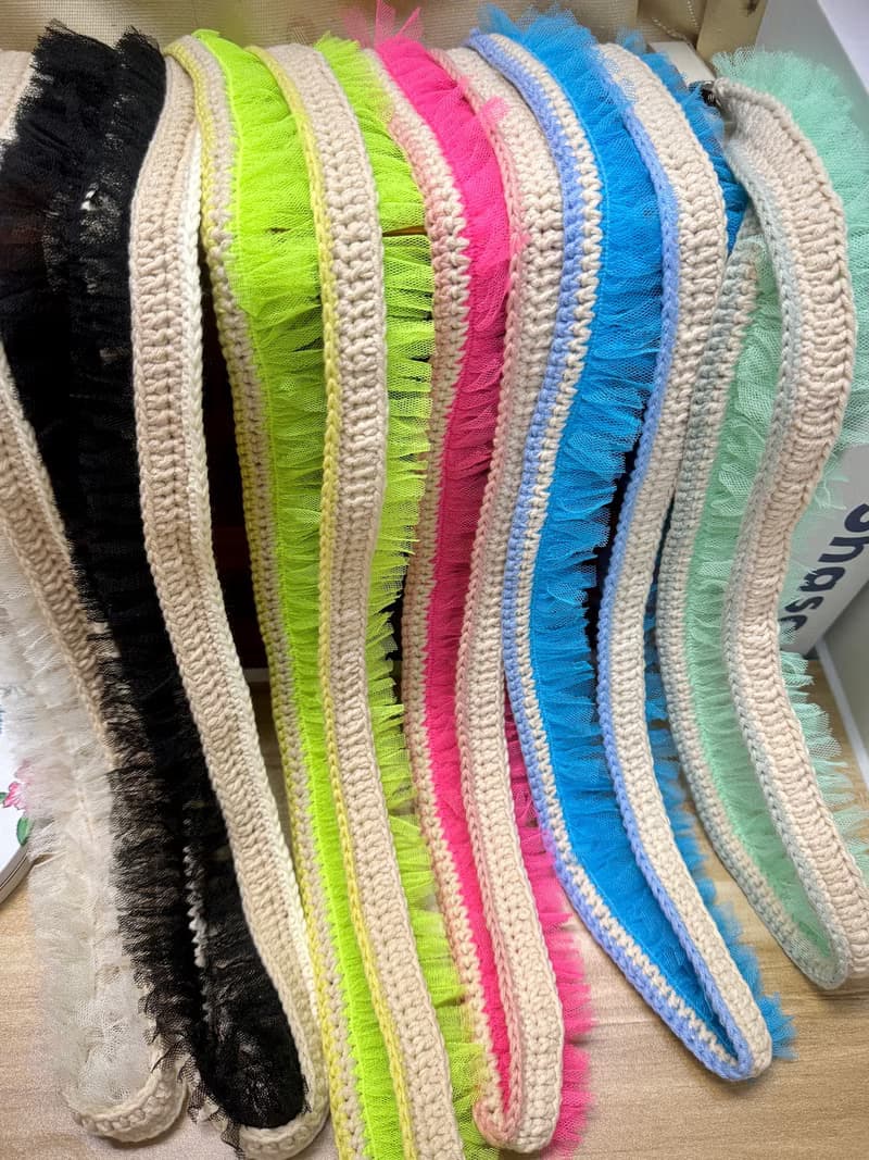 MUMU 闆娘設計 微糖奶霜 x 薄荷巧克力 鉤織蕾絲手機繩 掛脖款