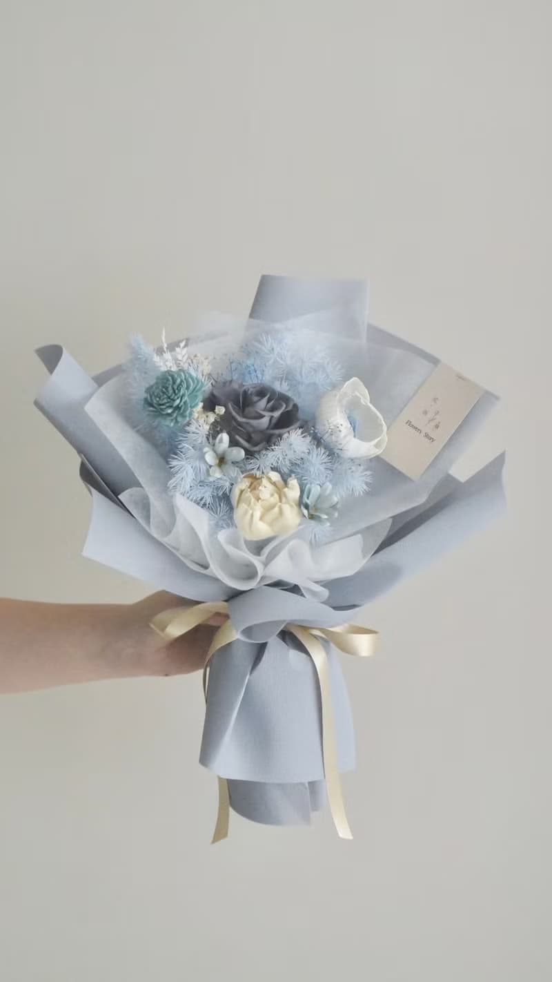 /浪漫花束M款/情人節 畢業季 永生花 玫瑰 教師節 七夕 婚禮 求婚