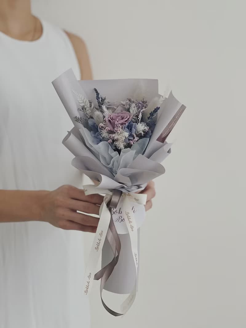 【永生玫瑰花花束】• 情人節/永生玫瑰花/永生玫瑰花花束/玫瑰花