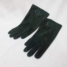 FOAK古著 /庫存新品/Dior深綠羊皮手套