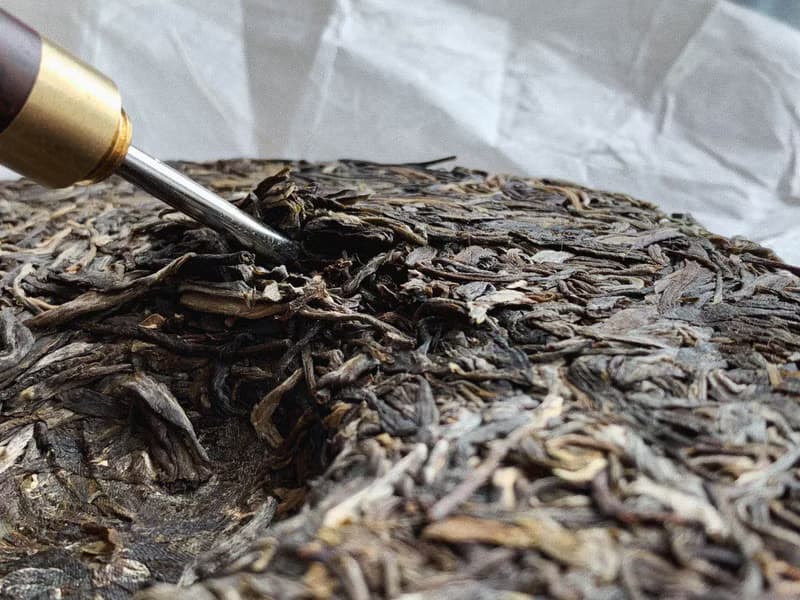 【百年古樹茶】2019年雲南曼糯山生普洱茶 生普 357g 普洱茶餅
