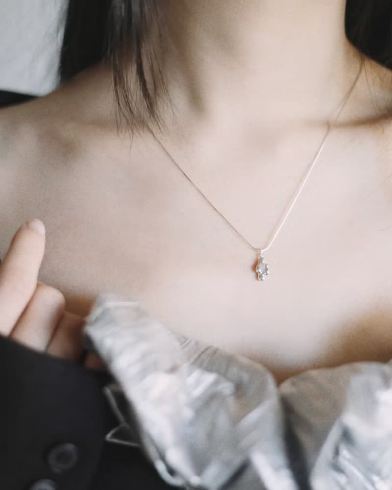 Inclusion Herkimon necklace 赫基蒙包裹體項鍊