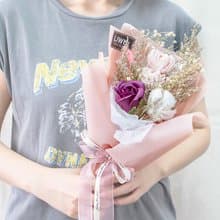 串串心馬林糖乾燥花束CO003 送同學 送朋友 送情人 送老師