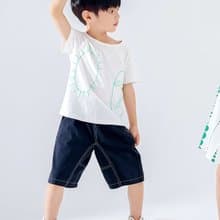 【出清優惠】寬版七分褲   黑/綠