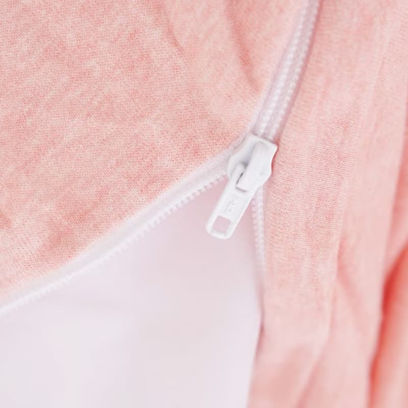 (單人)天然MIT有機棉刺蝟緹花針織寢具組-麻花粉橘∣三件組