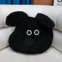 PAPA.GO.PAPA Piz Poodle Puppy Pluffy Cushion(Black)