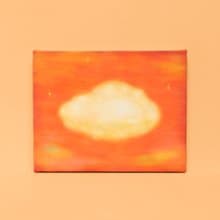 融化在雲裡-掛畫/畫/畫作/裝飾畫/雲朵/天空/夕陽/黃昏/療癒/奇幻