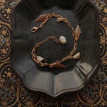 2021宇宙星手鍊/長度可調整 樹脂 手工樹脂 黃銅 送禮 聖誕節