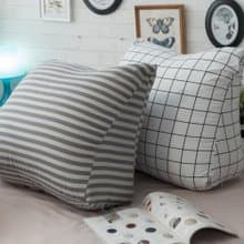 三角抬腿枕 人體工學設計  聚酯纖維棉 台灣製 靠枕 紓壓