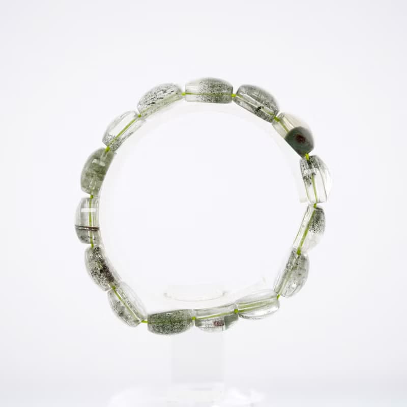 寶麗金珠寶-天然綠幽靈水晶手排