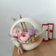結婚捧花永生乾燥花畢業謝師禮物生日畢業禮物 永生蘭菊盆花 供佛