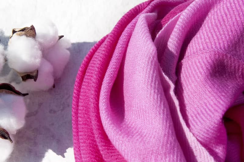 喀什米爾Cashmere/羊絨圍巾/純羊毛圍巾披巾/戒指絨披肩-桃紅漸層