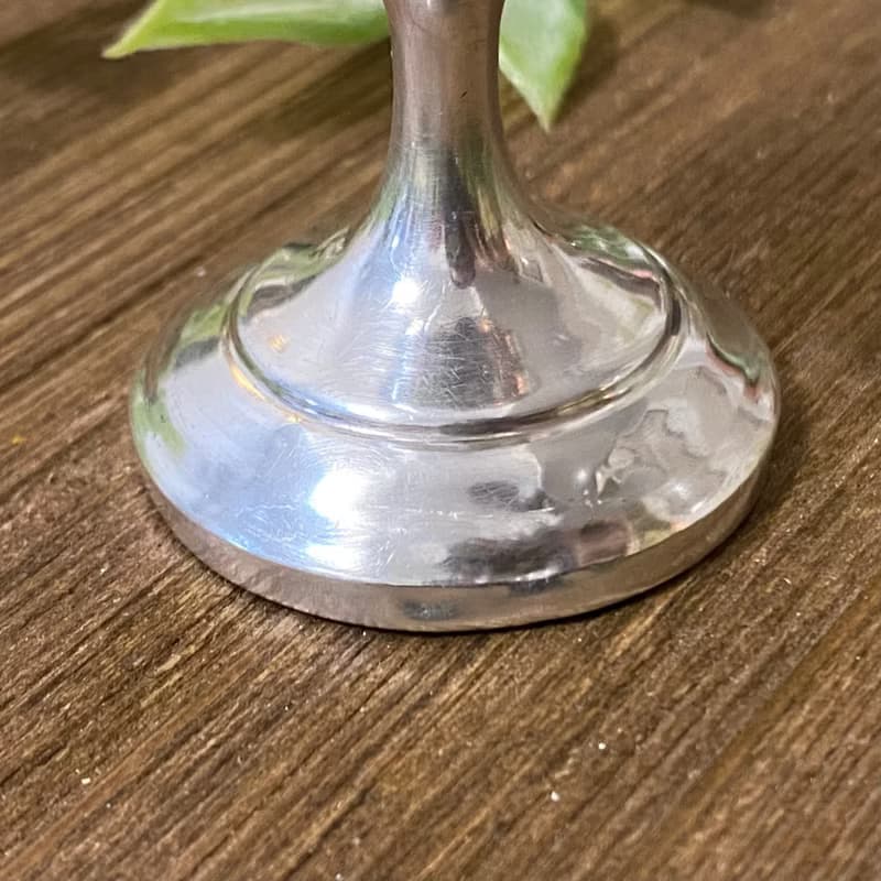 法國路易十六風格 蝴蝶結花卉紋飾 純銀杯