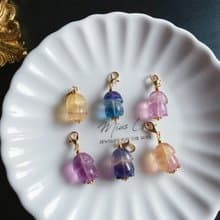 螢石 丁丁 招財 水晶 招桃花 招人緣 隨意扣 禮物 Fluorite
