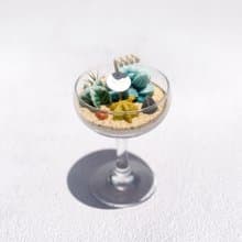 多肉植物蠟燭杯 | 手工香氛仙人掌蠟燭