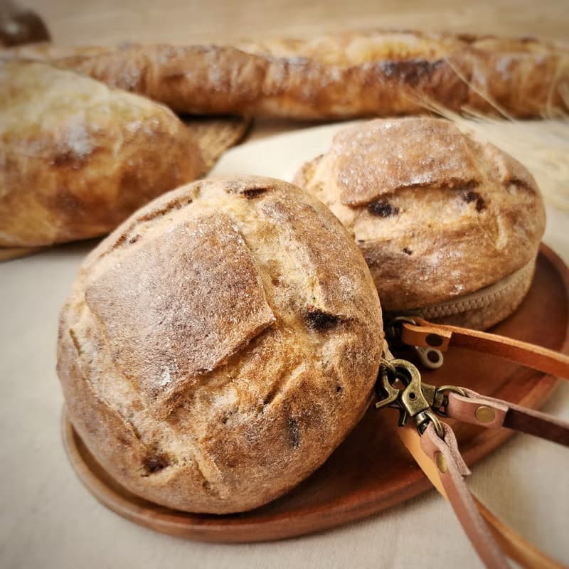 擬真羊毛氈歐式MINI零錢包3.0(附皮革手拿揹繩)