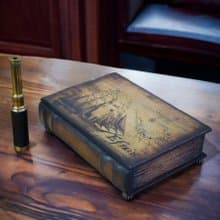 Gift for Him Wooden Jewelry box Personalized Watch storage Time Traveler