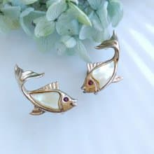 Vintage Jewelry 西洋古董飾品 栓式耳環