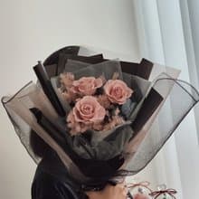 BP粉玫瑰永生花束-情人節花束/求婚花束/告白花束/生日花束