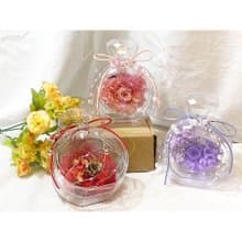 鑽石永生花香水瓶盒花禮