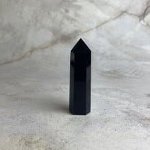 水晶柱- 黑曜石 辦公室療癒微景觀 裝置擺飾 一物一圖