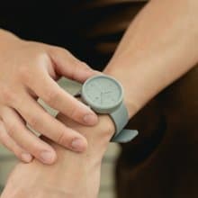 日本 YOT WATCH 40mm手錶 / 灰色
