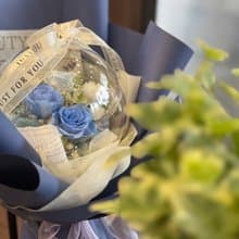 表達心意的首選 情人節花束 生日花束 永生玫瑰花 送提袋